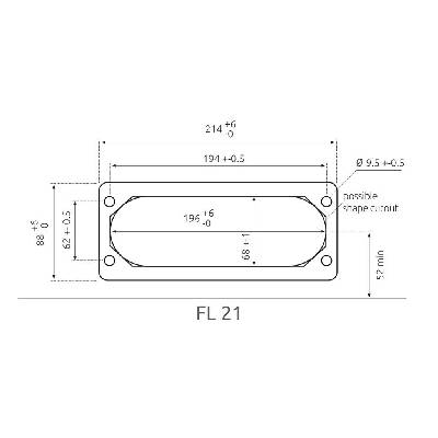 Панел с кабелни входове mc3/7 за 7 кабела ip67 сив ral 7035 - mba1c07g11 (mba1c07g11)