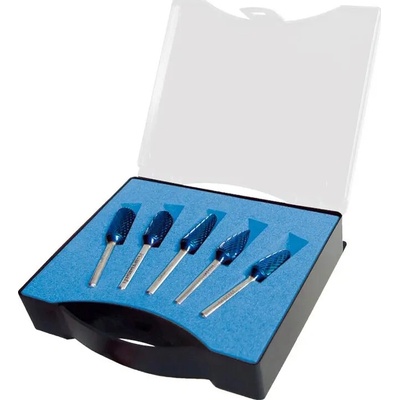 Karnasch 114918U | Sada frézok 10,0 mm, stopka 6 mm - 5 ks univerzálne ozubenie HP-3 nepovlakované