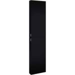 Jika Pure - Висок шкаф 180x40x13 см, 2 врати ляво/дясно, матово черно H43J2352303531 (H43J2352303531)