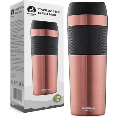 Mountain Goat termohrnek Travel růžový 450 ml nerezová ocel