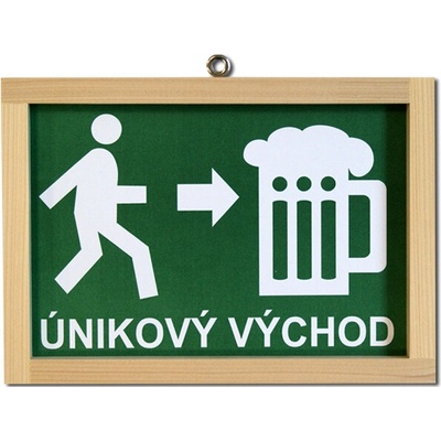 KupMa Tabuľka Únikový východ