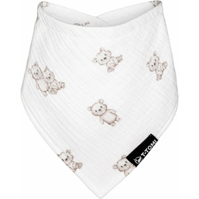 T-TOMI Muslin Bib Teddy podbradníček