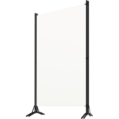 vidaXL 3-dílný dělič místností bílý 260x180 cm látka – Zboží Dáma vidaXL 3-dílný dělič místností bílý 260x180 cm látka – Zboží Dáma