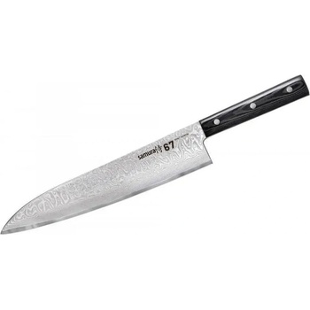 Samura Кухненски прибор samura sd67-0087m damascus 70 ПРОФ. НОЖ 24 СМ (4751029322463)