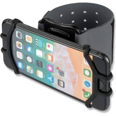 4smarts Universal Sports Wristband ATHLETE - неопренов спортен калъф за ръка за iPhone и смартфони до 6 инча (сив)