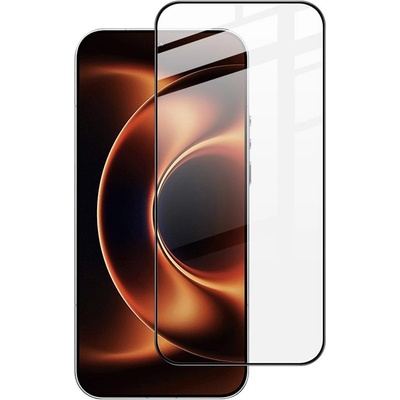 Извит удароустойчив стъклен протектор покриващ целия екран марка IMAK за Xiaomi 17 Ultra - с черна рамка
