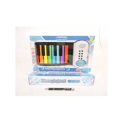 Colorful Keyboard E-Edu roll-up 63cm (3 sound modes) 169755