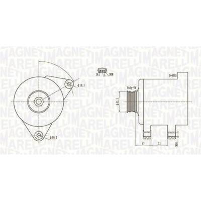 generátor MAGNETI MARELLI 063731569010