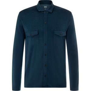 super. natural Мъжка риза с копчета super. natural Adventure Shirt Merino shirt - Blueberry (216-4298-0413)