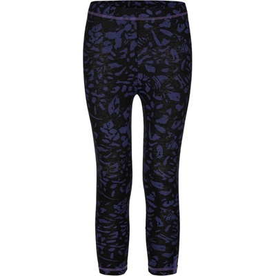 Loap Dievčenské legíny BYKRA čierna fialová