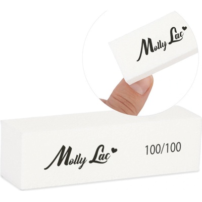 MollyLac Blok na nechty biely 100/100