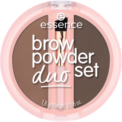 essence Brow Powder Duo sada na obočie 02 Medium 1,8 g