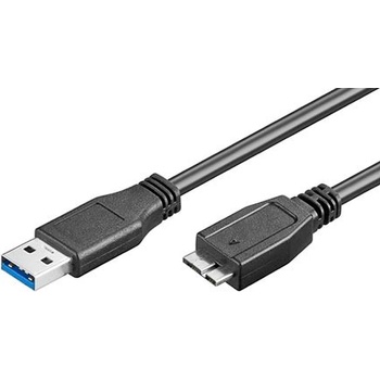 GOOBAY Kabel USB 3.0 USB A vidlice, USB B micro vidlice 1m černá 95169