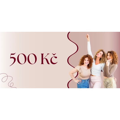 Curly Myself Dárkový poukaz 500 Kč