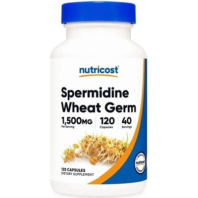 Nutricost Spermidine Wheat Germ, 1500 mg, 120 капсули, Nutricost (67149 (515101) NC)