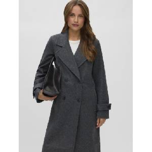VERO MODA Дамски вълнен палто VMEVA сиво Vero Moda | Siv | ЖЕНИ | S