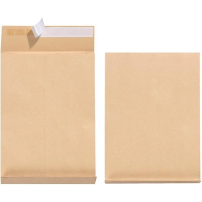 Taška B4 Herlitz s X dnom a odtrhávacou páskou 250 x 353 mm 130g hnedá 5ks