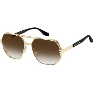 Marc Jacobs Слънчеви очила Marc Jacobs Men's Round Sunglasses - Matte Gold Слънчеви очила