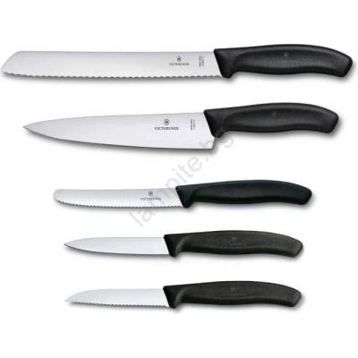 Victorinox - Комплект кухненски ножове SWISS CLASSIC 5 бр. черен (GG939)