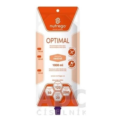 Nutrego OptimalL s príchuťou neutral tekutá výživa 6 x 1 l