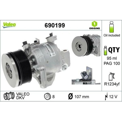 Kompresor klimatizace VALEO 690199