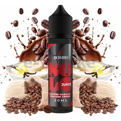 Bombo Solo Juice S & V Coffee Vanilla Custard Cream 20 ml