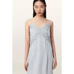 AllSaints рокля бельо от лен SAMIA (W103DE)