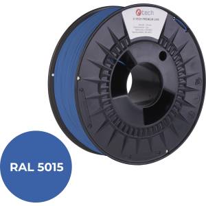 C-Tech 3DF-P-PETG1.75-5015 3D филамент, PREMIUM LINE, PETG, RAL5015, 1, 75mm, 1000g, Небесносин (Sky blue) (3DF-P-PETG1.75-5015)