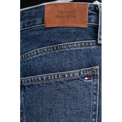 Tommy Hilfiger къс панталон дамски деним (WW0WW48598)