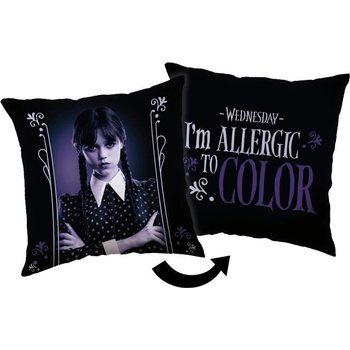 Jerry Fabrics Vankúš Wednesday Color Polyester 40x40