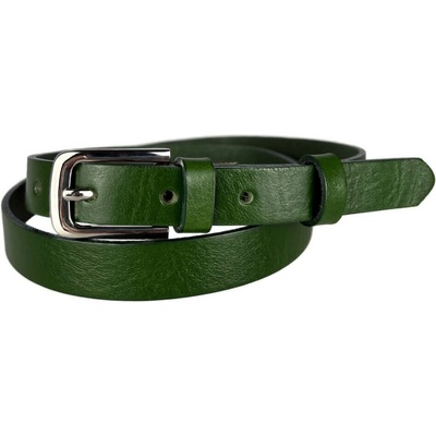 Penny Belts Dámský kožený opasek 20-204n-31 zelený