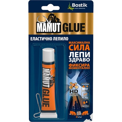 BOSTIK ЛЕПИЛО ПОЛИМЕРНО bostik mamut baby 25мл БЯЛО (606)