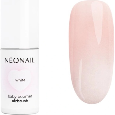 NeoNail Baby Boomer Airbrush farebný púder na nechty odtieň White 5 g