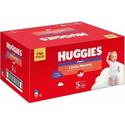 Huggies Little Movers Pants 5 12-17 kg 104ks