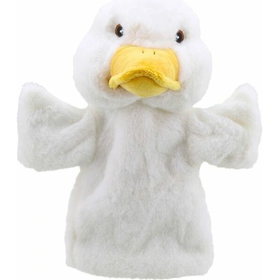 The Puppet Company Ltd. Maňásek na ruku - šetrní kamarádi - Kachna (Duck – ECO Puppet Buddies – Animals 25 cm)