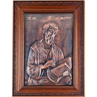ГОЛЯМА МЕДНА ИКОНА ЗА ЦЪРКВА СВЕТИ ЕВАНГЕЛИСТ МАТЕЙ