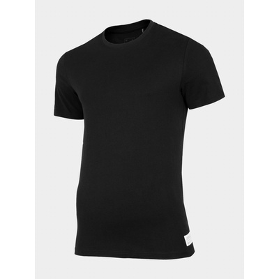 4F H4Z22-TSM011 pánske tričko deep black
