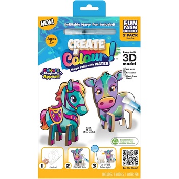 Create N Colour Творчески комплект Create N Colour - Крава и кон (201015)