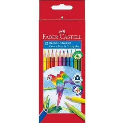 Faber-Castell Цветни моливи FABER-CASTELL Triangular 12 цвята