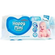 Happy Mimi Dětské vlhčené ubrousky 99% vody 72 ks