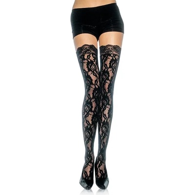Leg Avenue Rose Lace Stockings 9762