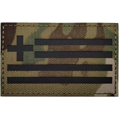 WARAGOD CP Camo Nášivka s vlajkou krajiny, Grécko