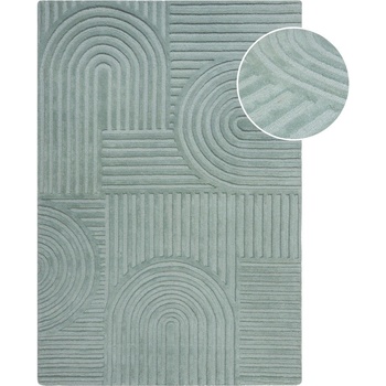 Flair Rugs Тюркоазен вълнен килим , 120 x 170 cm Zen Garden - Flair Rugs (503119370130)