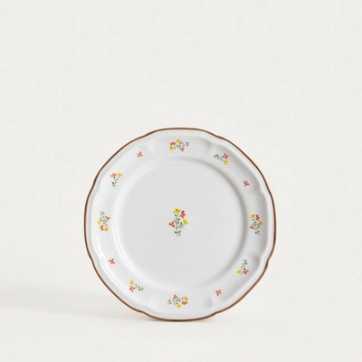 Dezertný tanier GRETA biely 771187