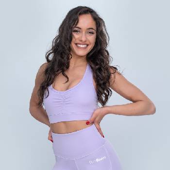 GymBeam Спортно бюстие Fave Lila XS