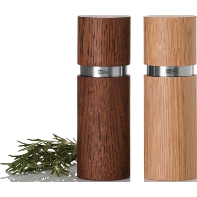 AdHoc Мелнички за сол и пипер Textura дъбова дървесина S (AH-MP410)