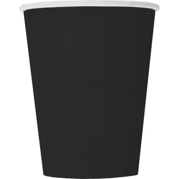 Image 1 of Unique Party Хартиени чаши - черни 270 мл 8 бр