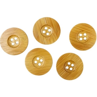 Ideal drevené gombíky 2,2 cm 5 kusov