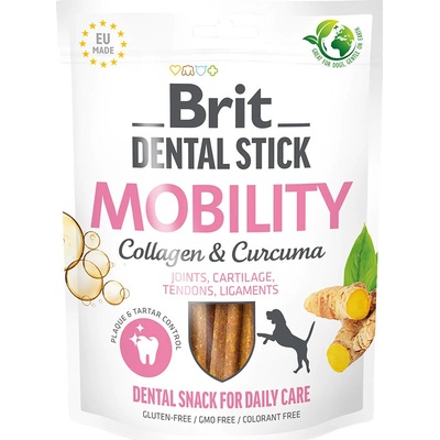 Brit Dental Stick Mobility s kurkumou a kolagénom 21ks 3 x 251 g