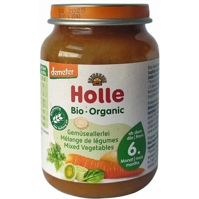 Holle пюре зеленчуков микс 190г